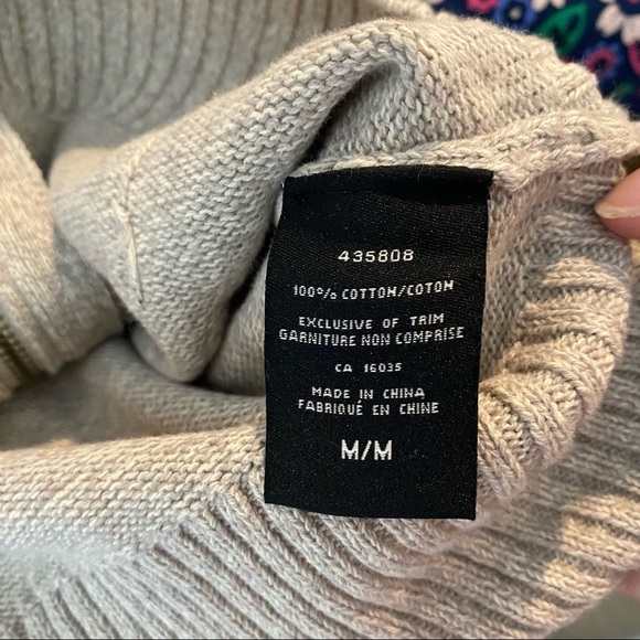 Lady Hathaway Printed Zip Up Knit Sweater Jacket - Picture 7 of 11